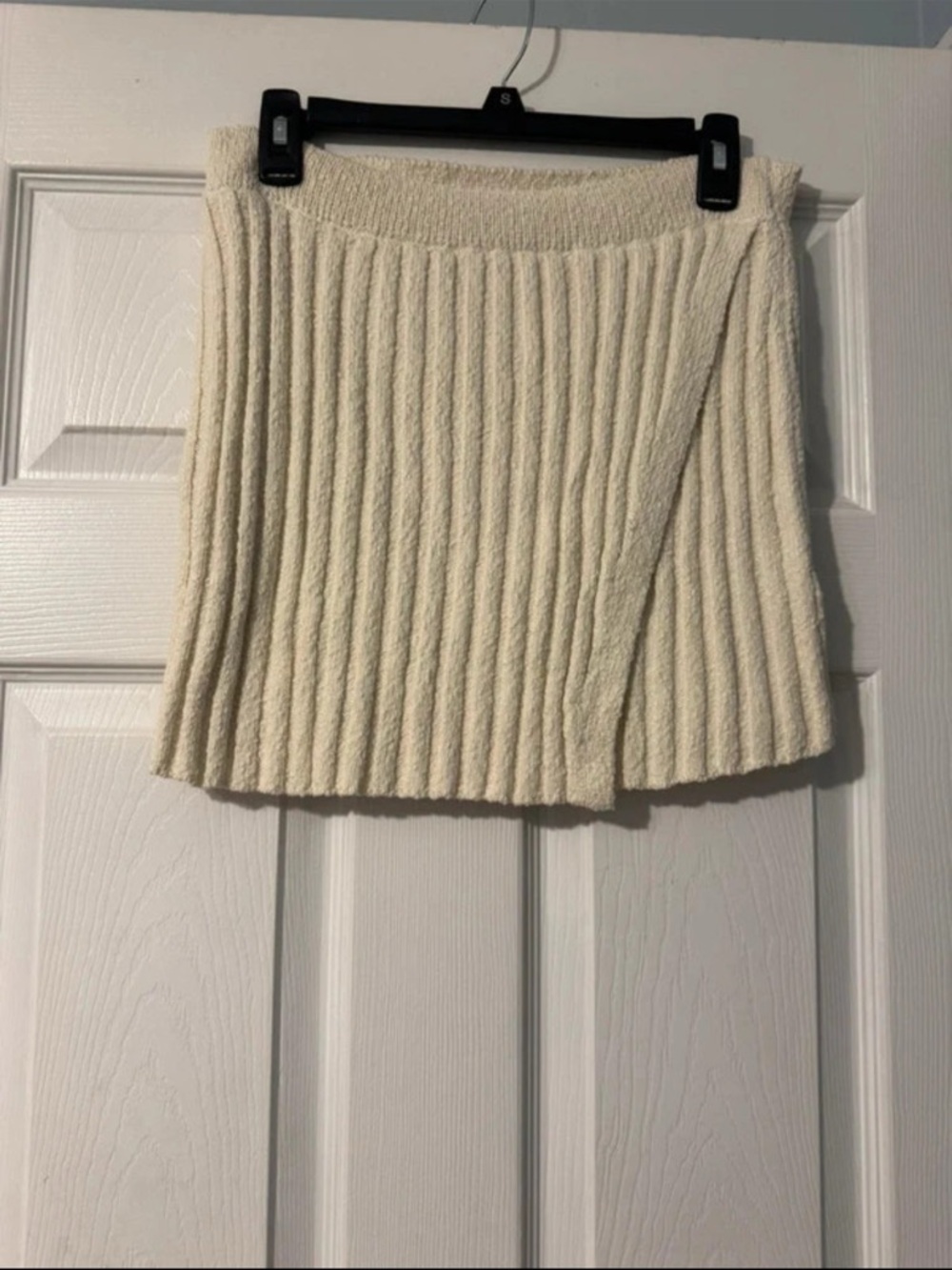 Free People Cream Cable Knit Skort